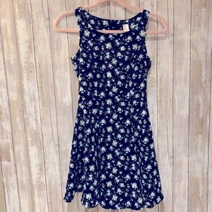 H&M Divided blue summer mini dress